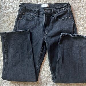 Abercrombie Low Rise The Baggy Jeans Black size 26s